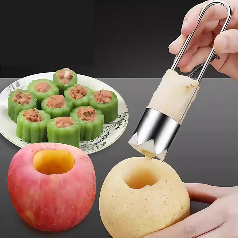 Kitchen Gadgets & Toys - Paslanmaz Çelik Meyve Çekirdeği Sökücü Elma