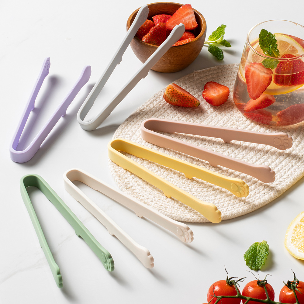 Kitchen Gadgets For Seniors - Sevimli Kedi Patisi Silikon Yiyecek Maşası
