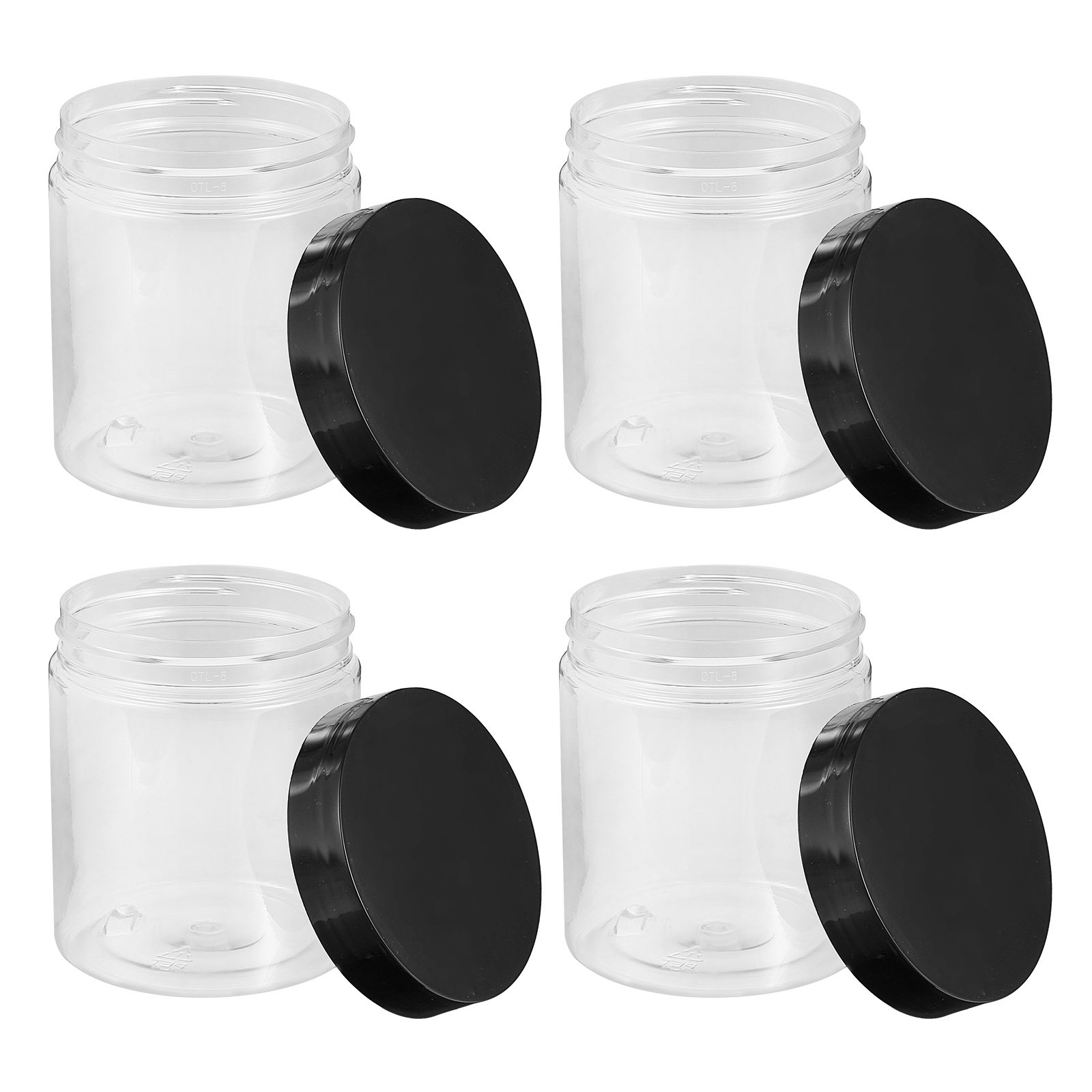 Food Storage Containers - 12 Adet Yüksek Kaliteli Şeffaf Plastik