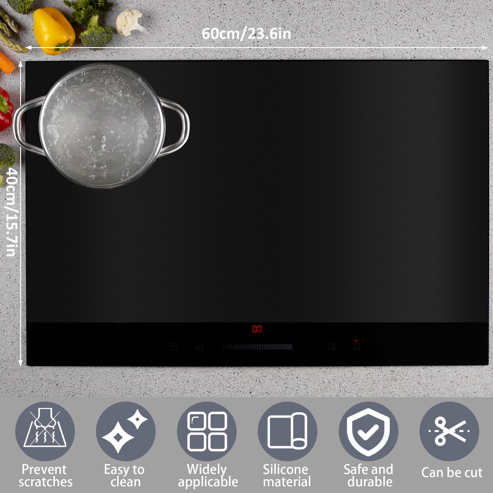 Indüksiyon ocak kapağı silikon - Kitchen Gadgets For Seniors incelemesi ve fiyatı