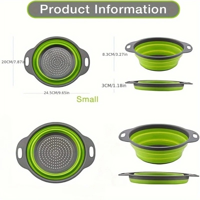 1/2 adet Katlanabilir Silikon  - Kitchen Gadgets Store incelemesi ve fiyatı