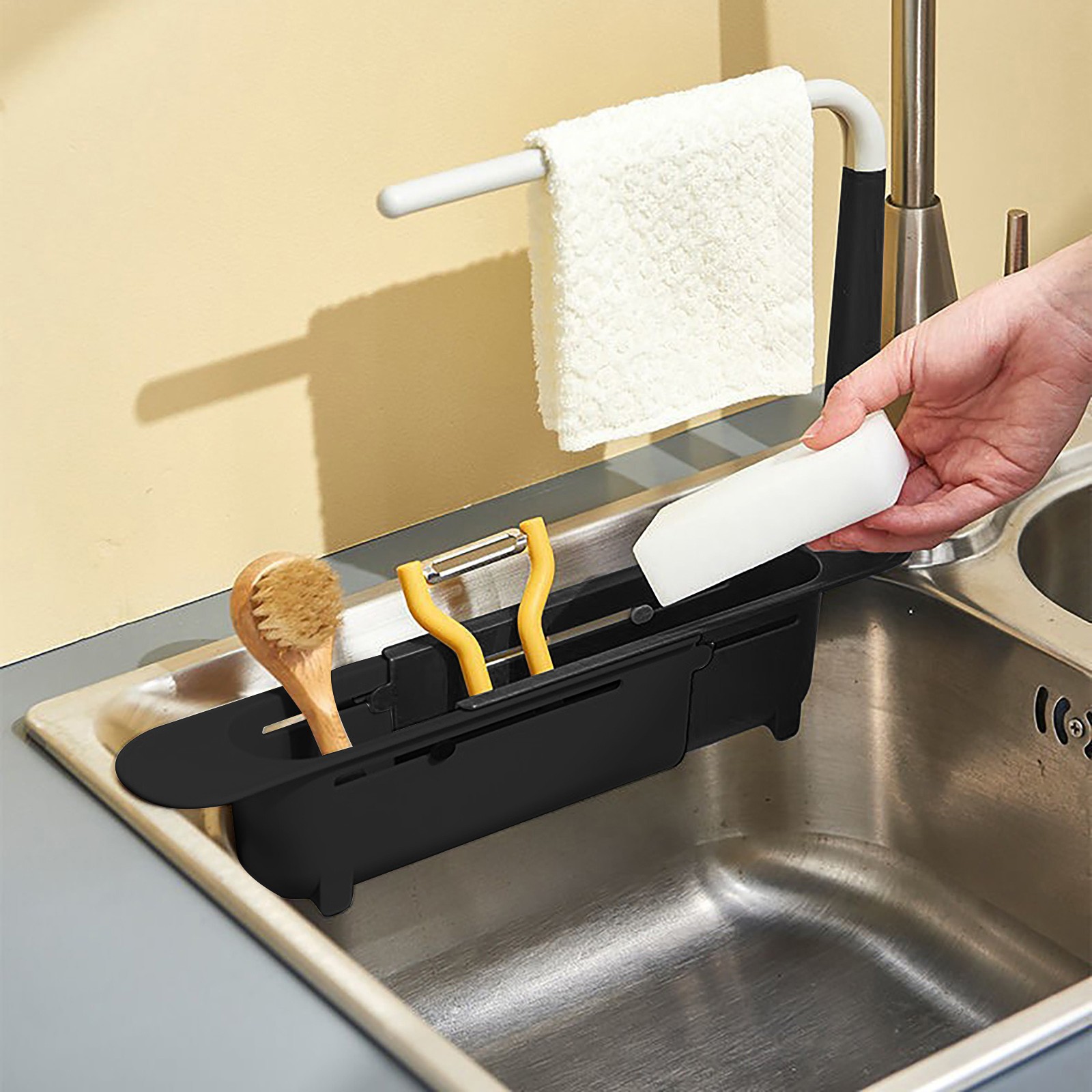 Elescopic lavabo raf süzgeç ra - Kitchen Gadgets For Seniors incelemesi ve fiyatı