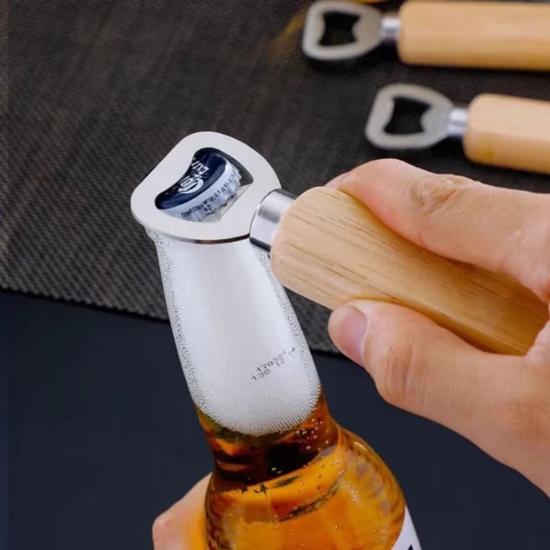Paslanmaz Çelik Ahşap Şişe Aça - Kitchen Gadgets For Seniors incelemesi ve fiyatı