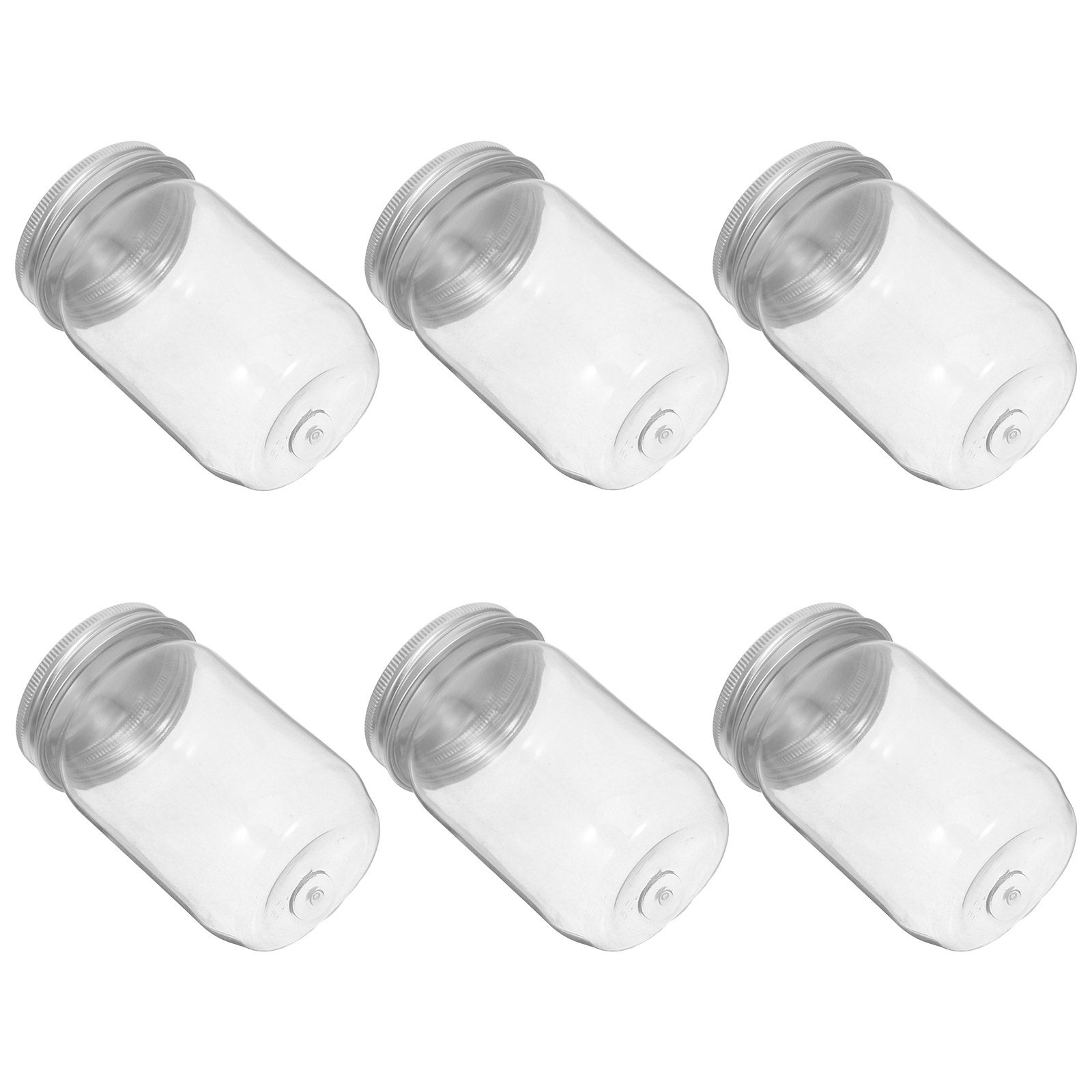 6 adet şeffaf plastik Mason ka - Food Storage Containers incelemesi ve fiyatı